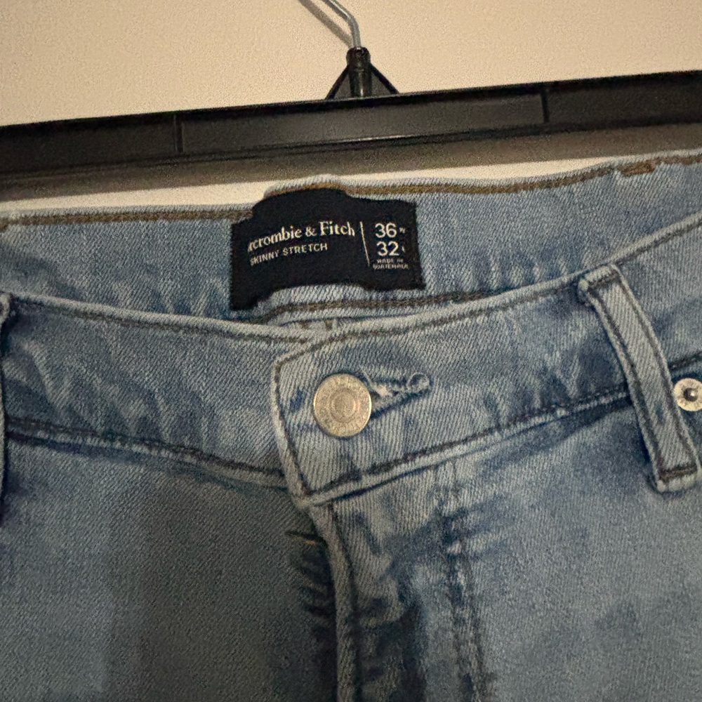Abercrombie & Fitch Light Blue Skinny Jeans